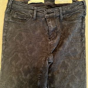 Women’s Anthropologie Pilcro pants with textured pattern